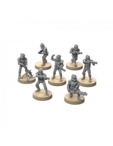 Star Wars Legion Soldados Clon Fase II Expansión de Unidad INGLÉS