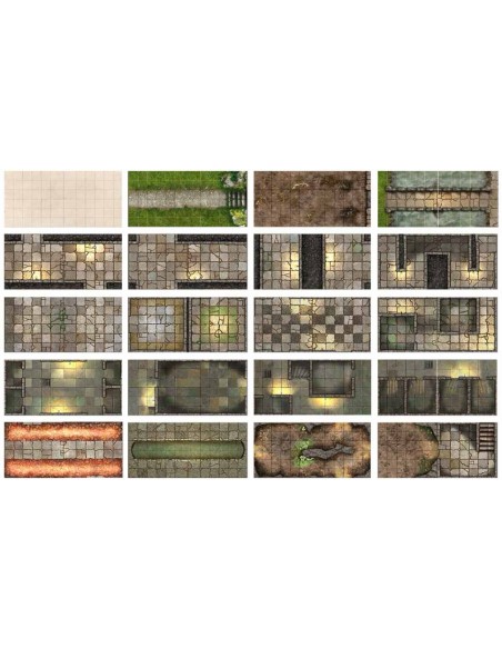 Little Book of Battle Mats - Dungeon Edition (6x6")