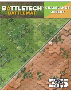 BattleTech: Battle Mat Grasslands Desert (neoprene)