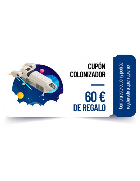 Cupón Colonizador - Regalo de 60€