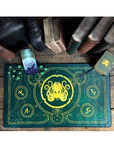 Tapete de neopreno - The Brand of Cthulhu (Drowned Green) - Premium Playmat