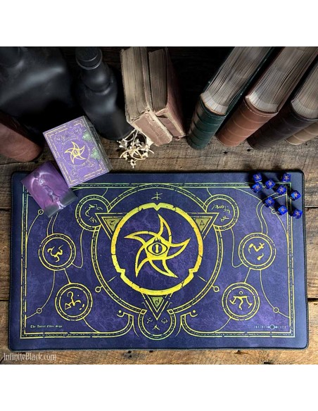 The Astral Elder Sign (Mystic Purple) - Premium Playmat