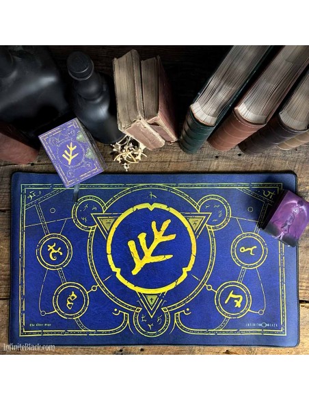 Tapete de neopreno - The Elder Sign (Blue Aether) - Premium Playmat