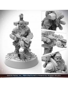 Starfinder Miniatures - Dwarf Soldier 2