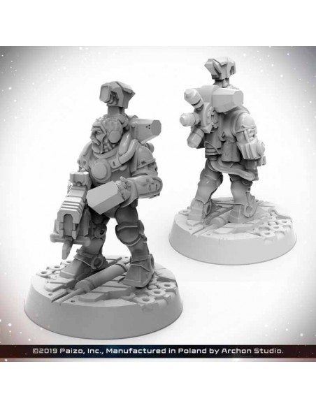 Starfinder Miniatures - Dwarf Soldier