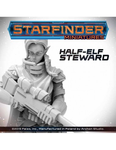 Starfinder Miniatures - Half-Elf Steward