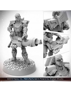 Starfinder Miniatures: Half-Orc Soldier 2