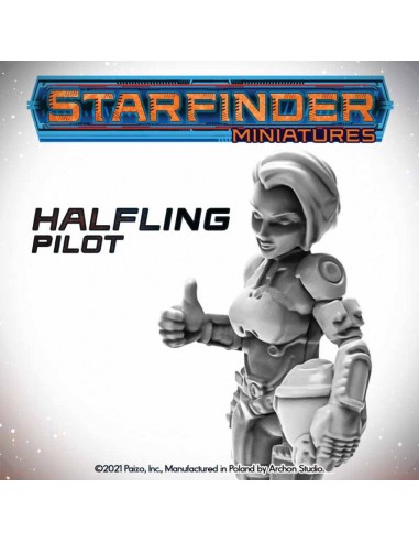 Starfinder Miniatures: Halfling Pilot