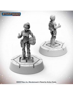 Starfinder Miniatures: Halfling Pilot 2