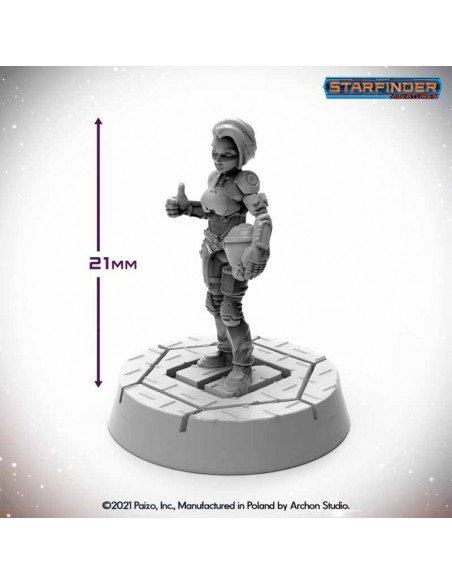 Starfinder Miniatures - Halfling Pilot