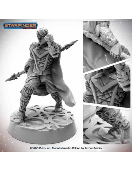 Starfinder Miniatures: Starfinder Human Solarian