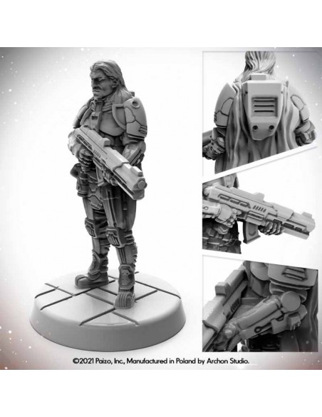 Starfinder Miniatures: Starfinder Human Soldier