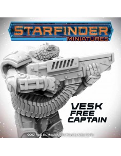 Starfinder Miniatures: Vesk Free Captain