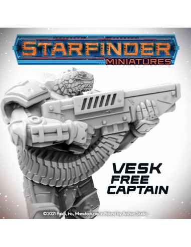 Starfinder Miniatures - Vesk Free Captain