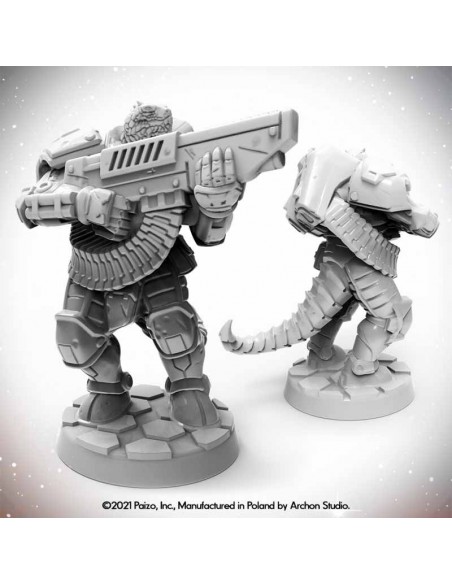 Starfinder Miniatures - Vesk Free Captain