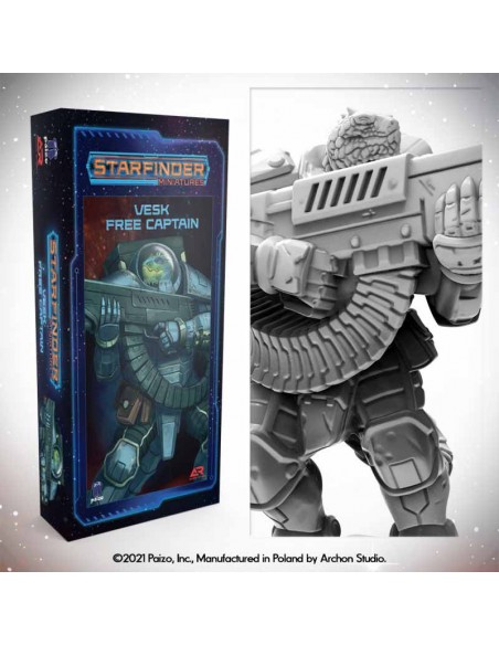 Starfinder Miniatures - Vesk Free Captain