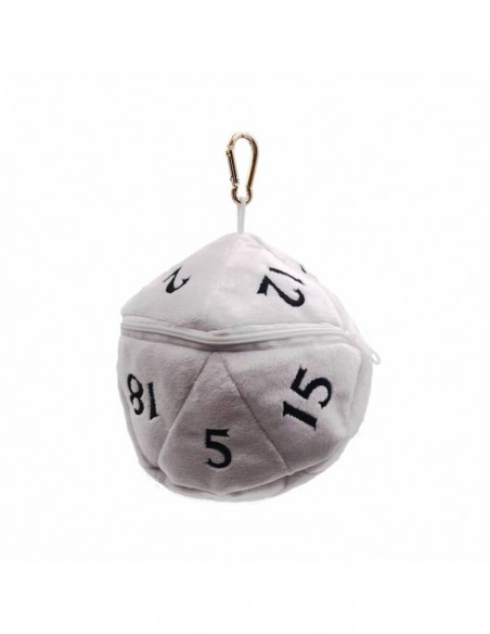 Ultra Pro - D20 Plush Dice Bag: White