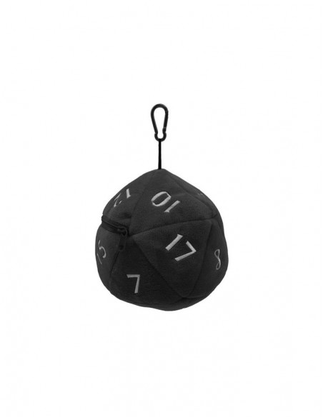 Ultra Pro - Bolsa para dados D20 Plush Dice Bag: Black