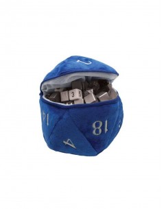 Ultra Pro - Bolsa para dados D20 Plush Dice Bag: Blue