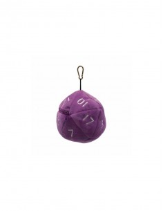 Ultra Pro - Bolsa para dados D20 Plush Dice Bag: Purple 2