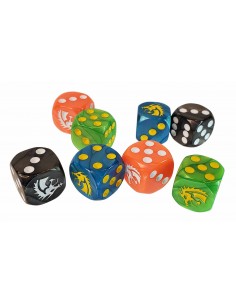 Steve Jackson Games - Dragon D6 Dice Set 16mm 2