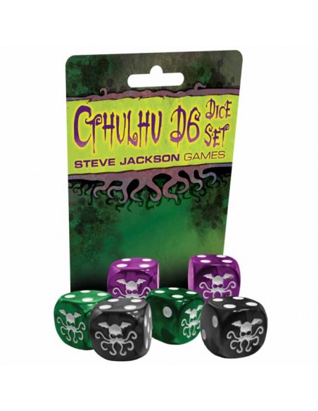 Steve Jackson Games - Cthulhu D6 Dice Set 19mm