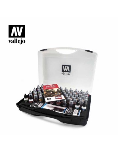 Vallejo Game Color rigid plastic carrying cases 72172