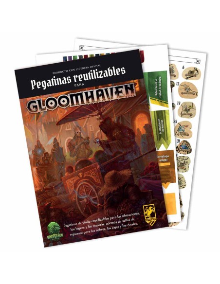 Gloomhaven: Pegatinas reutilizables