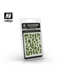 Vallejo - Wild Tuft - Green: 4 mm