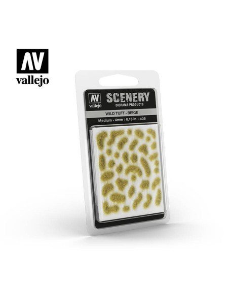 Vallejo - Wild Tuft - Beige: 4 mm