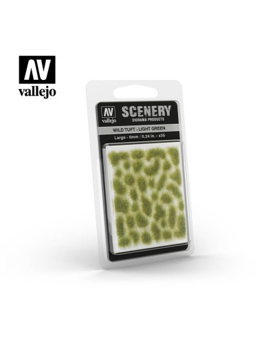 Vallejo - Wild Tuft - Green: 6 mm