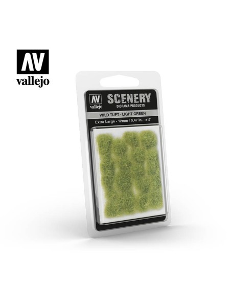 Vallejo - Wild Tuft - Light Green: 12 mm