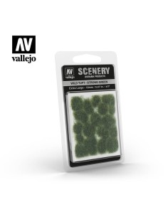 Vallejo - Wild Tuft - Strong Green: 12 mm