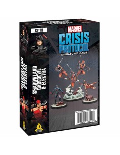 Marvel Crisis Protocol - Shadowland Daredevil & Elektra with Hand Ninjas