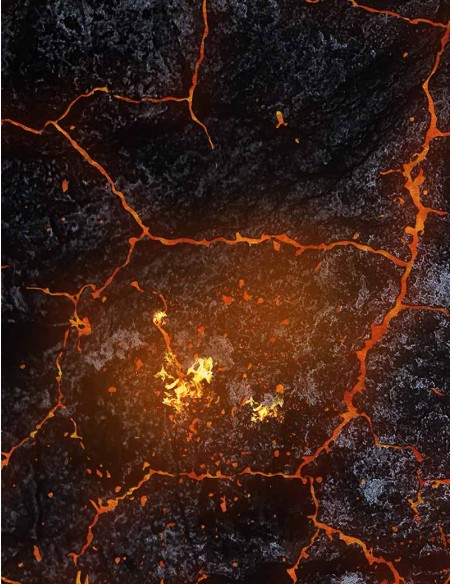 Lava Hell - Tapete para Wargames