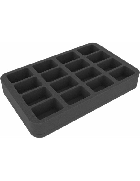 Feldherr - HS040BF05BO 40 mm Half-Size foam tray with 16 compartments