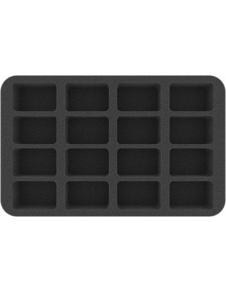 Feldherr - HS040BF05BO 40 mm Half-Size foam tray with 16 compartments