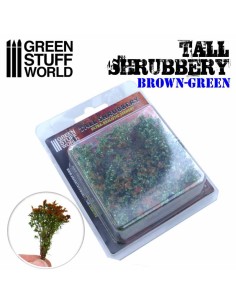 Green Stuff World - Tall Shrubbery - Brown Green 2