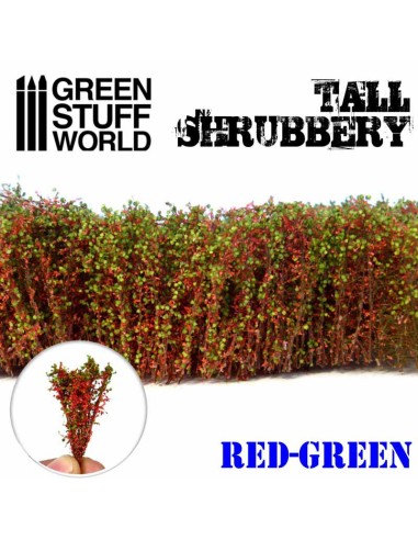 Green Stuff World - Arbustos Altos - Rojo verde