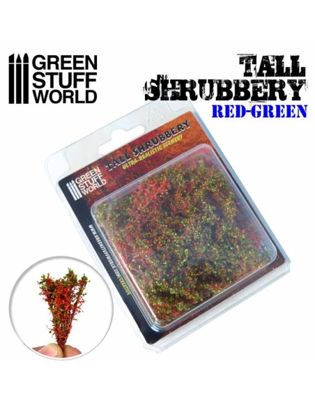 Green Stuff World - Arbustos Altos - Rojo verde