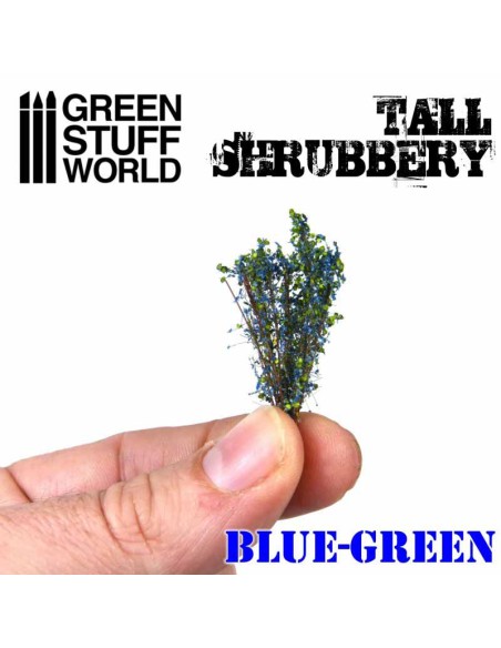 Green Stuff World - Arbustos Altos - Azul Verde