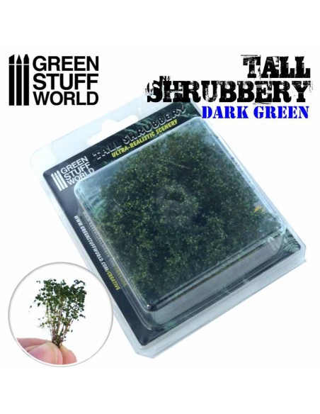 Green Stuff World - Arbustos Altos - Verde Oscuro