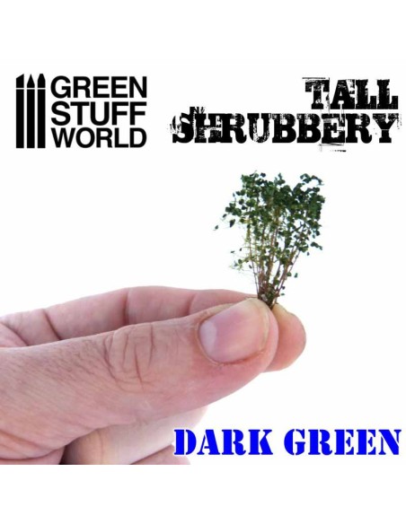 Green Stuff World - Arbustos Altos - Verde Oscuro