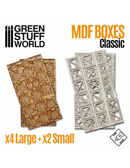 Green Stuff World - Cajas de Madera Clasicas