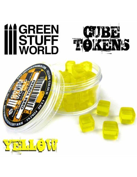 Green Stuff World - Tokens Cubos Amarillos