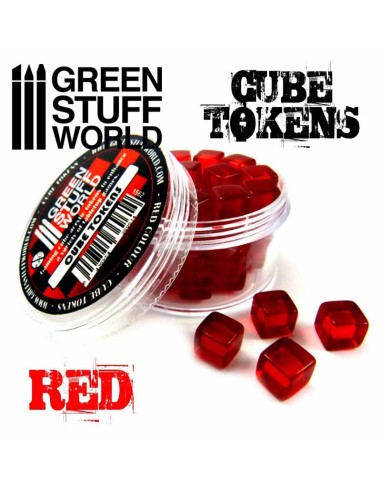 Green Stuff World - Tokens Cubos Rojos