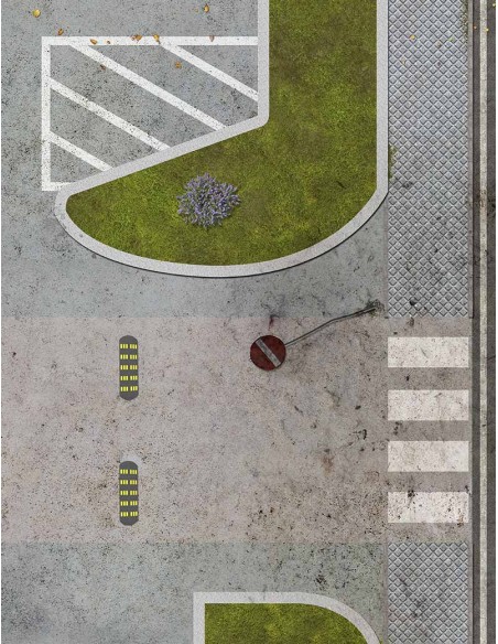 Dead City v.2 - Wargames Gaming Mat