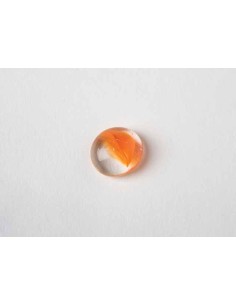 Chessex Gaming Glass Stones in Tube - Catseye Orange 2