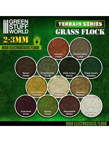 Green Stuff World - Static Grass Flock 2-3mm - WINTERFALL GRASS - 200 ml