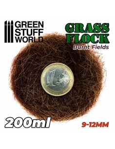 Green Stuff World - Cesped Electrostatico 9-12mm - BURNT FIELDS - 200ml 2